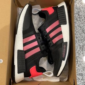 Adidas NMD R1 Boost Black Signal Pink Size 10